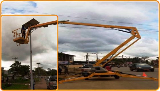VILLE D’EBOLOWA : L’ECLAIRAGE PUBLIC EN COURS DE MAINTENANCE